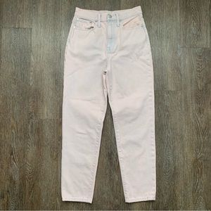 Madewell The Mom Jean Size 25